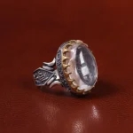 انگشتر دُر نجف مردانه کد 23764