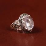 انگشتر دُر نجف مردانه کد 23769