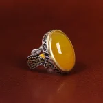 انگشتر شرف الشمس مردانه کد 23793