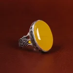 انگشتر شرف الشمس مردانه کد 23974