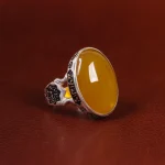 انگشتر شرف الشمس مردانه کد 23976