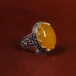 انگشتر شرف الشمس مردانه کد 23799