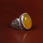 انگشتر شرف الشمس مردانه کد 23801