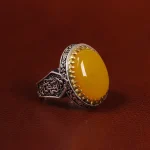 انگشتر شرف الشمس مردانه کد 23805