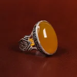 انگشتر شرف الشمس مردانه کد 23807