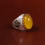 انگشتر شرف الشمس مردانه کد 23808