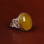 انگشتر شرف الشمس مردانه کد 23809