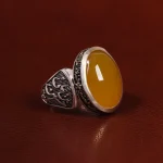 انگشتر شرف الشمس مردانه کد 23812