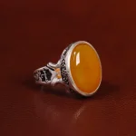 انگشتر شرف الشمس مردانه کد 23813