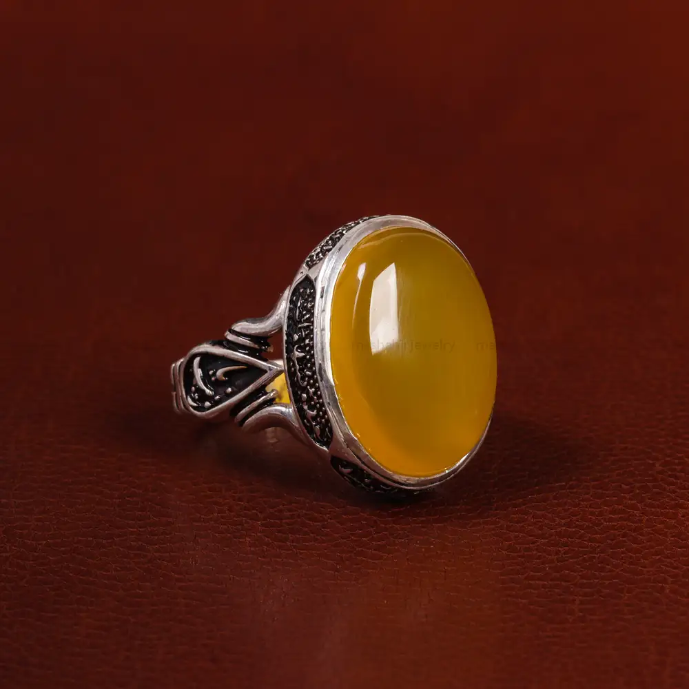 انگشتر شرف الشمس مردانه کد 23823