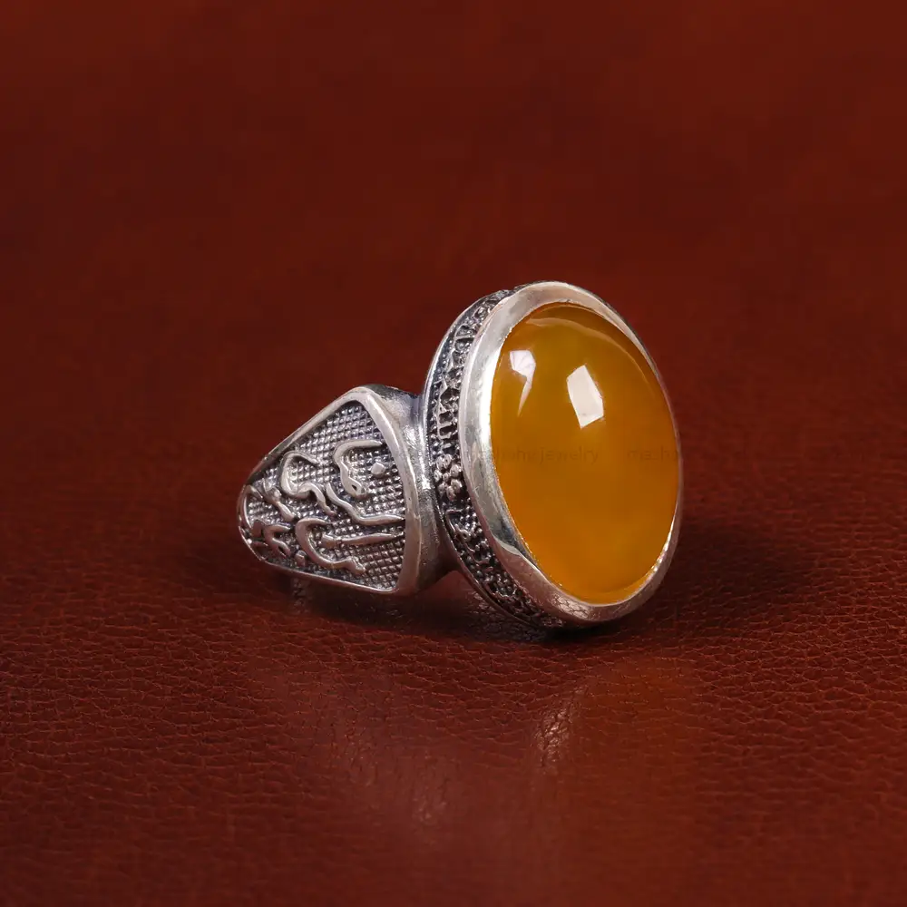 انگشتر شرف الشمس مردانه کد 23835