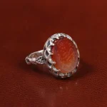 انگشتر عقیق یمن مردانه کد 23836