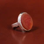 انگشتر عقیق یمن مردانه کد 23837