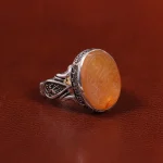 انگشتر عقیق یمن مردانه کد 23850