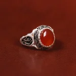 انگشتر عقیق یمن مردانه کد 23852