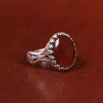 انگشتر عقیق یمن مردانه کد 23853