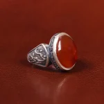 انگشتر عقیق یمن مردانه کد 23883