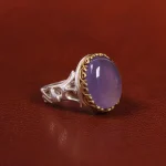 انگشتر عقیق سوسنی مردانه کد 23898