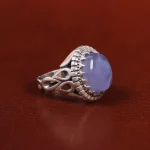 انگشتر عقیق سوسنی مردانه کد 23910