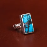 انگشتر فیروزه شجری مردانه کد 23931