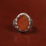 انگشتر عقیق مردانه کد 23350