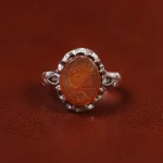 انگشتر عقیق مردانه کد 23382