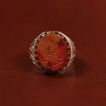 انگشتر عقیق مردانه کد 23393