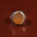 انگشتر عقیق مردانه کد 23398