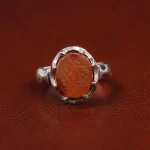 انگشتر عقیق مردانه کد 23399