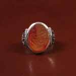 انگشتر عقیق مردانه کد 23403