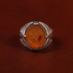 انگشتر عقیق مردانه کد 23412