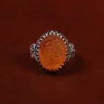 انگشتر عقیق مردانه کد 23413