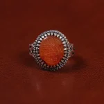 انگشتر عقیق مردانه کد 23418