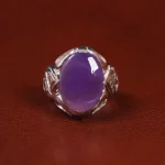 انگشتر عقیق سوسنی مردانه کد 23552