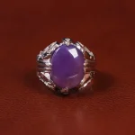 انگشتر عقیق سوسنی مردانه کد 23553