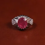 انگشتر یاقوت سرخ مردانه کد 23627