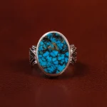 انگشتر فیروزه شجری مردانه کد 23669