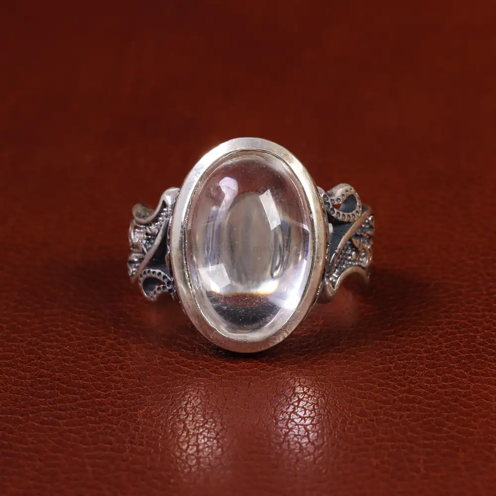 انگشتر دُر نجف مردانه کد 23741