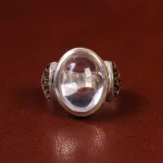 انگشتر دُر نجف مردانه کد 23743