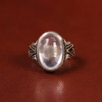 انگشتر دُر نجف مردانه کد 23748