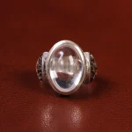 انگشتر دُر نجف مردانه کد 23763