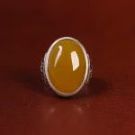 انگشتر شرف الشمس مردانه کد 23792