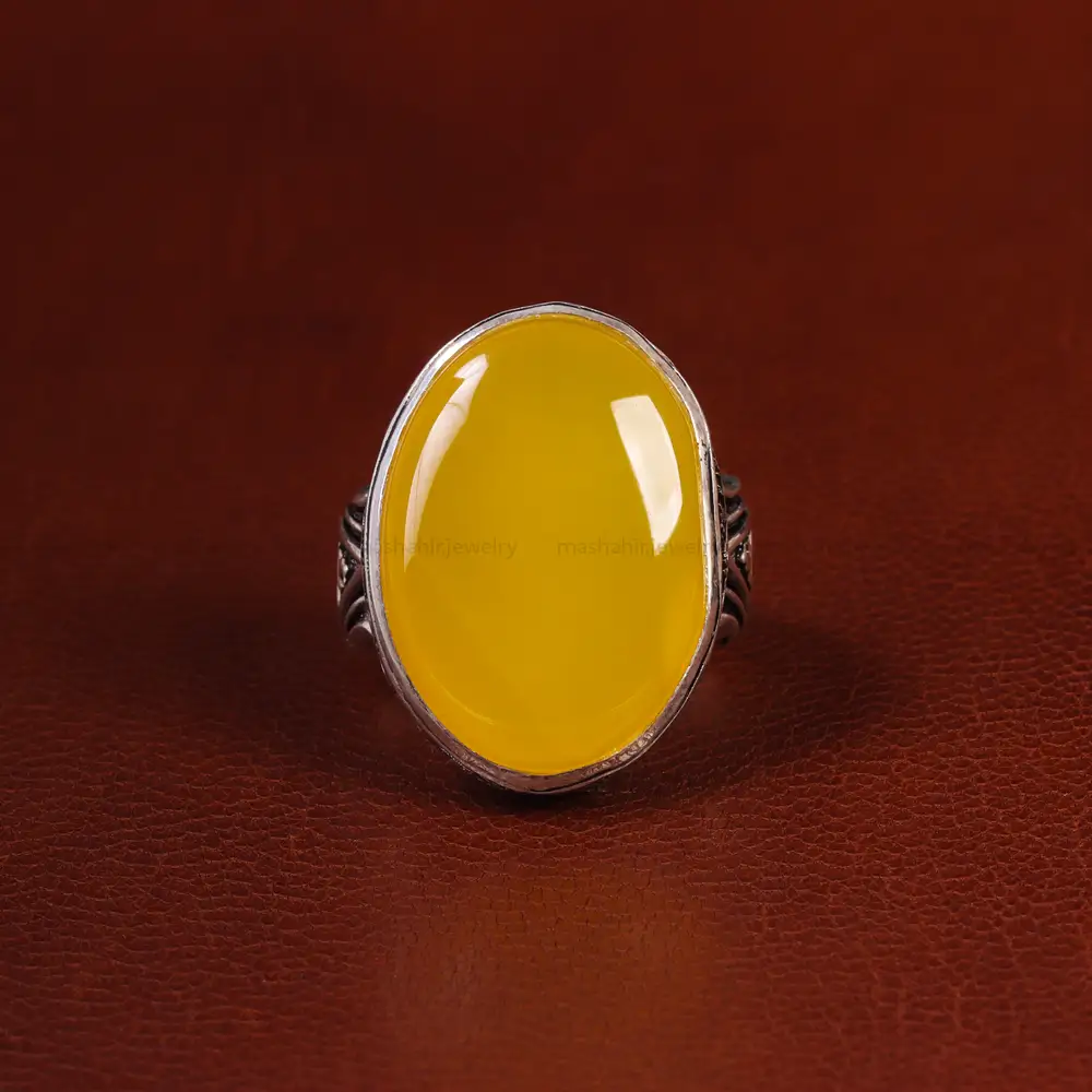 انگشتر شرف الشمس مردانه کد 23974