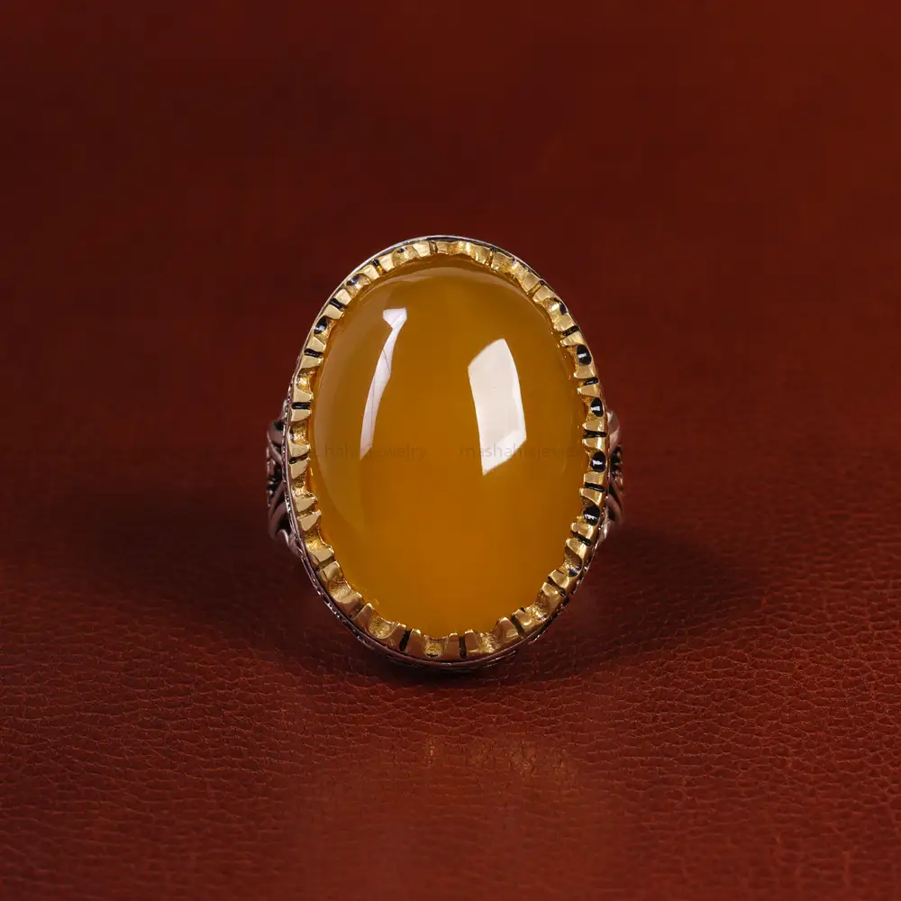 انگشتر شرف الشمس مردانه کد 23975