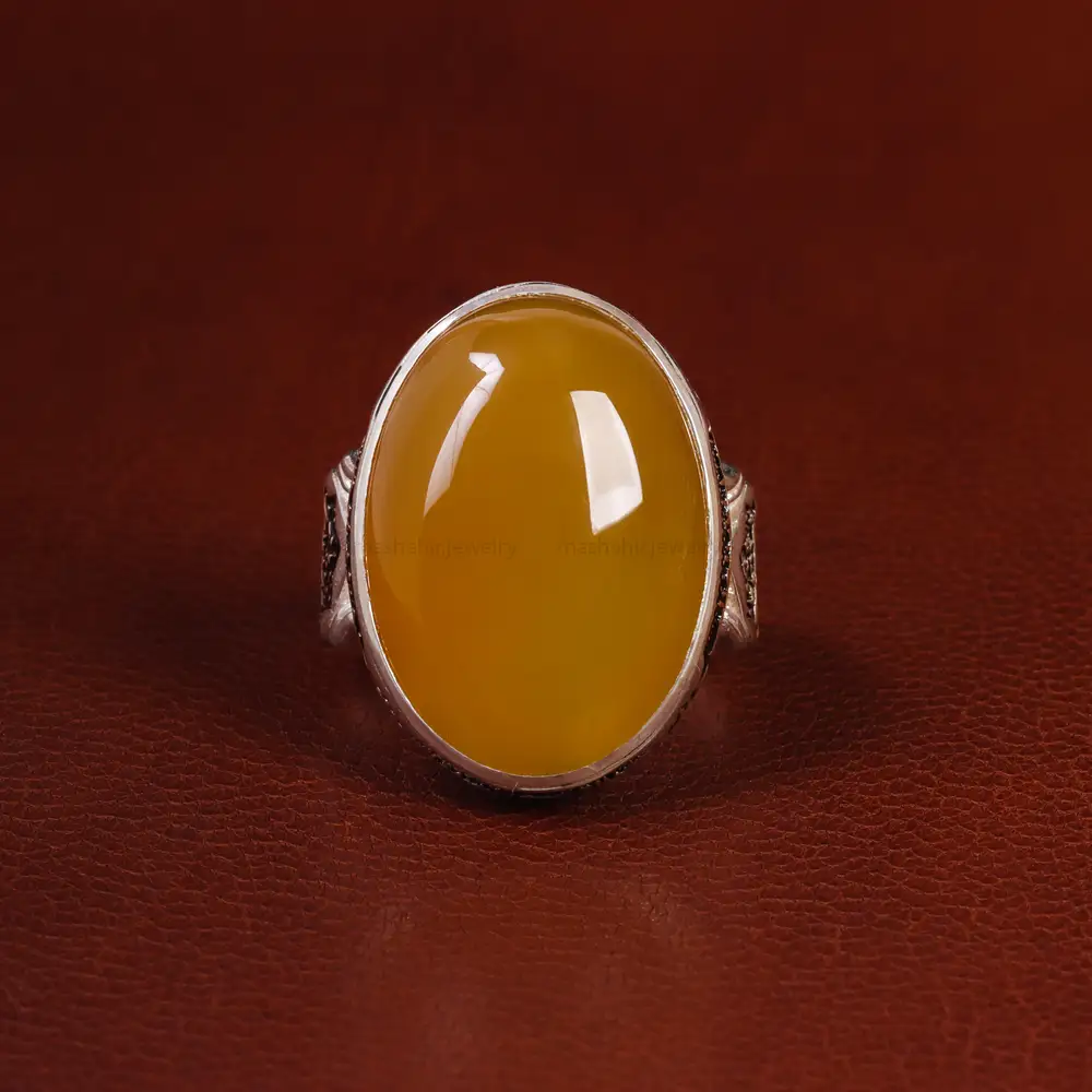 انگشتر شرف الشمس مردانه کد 23976