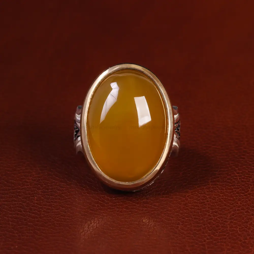 انگشتر شرف الشمس مردانه کد 23797