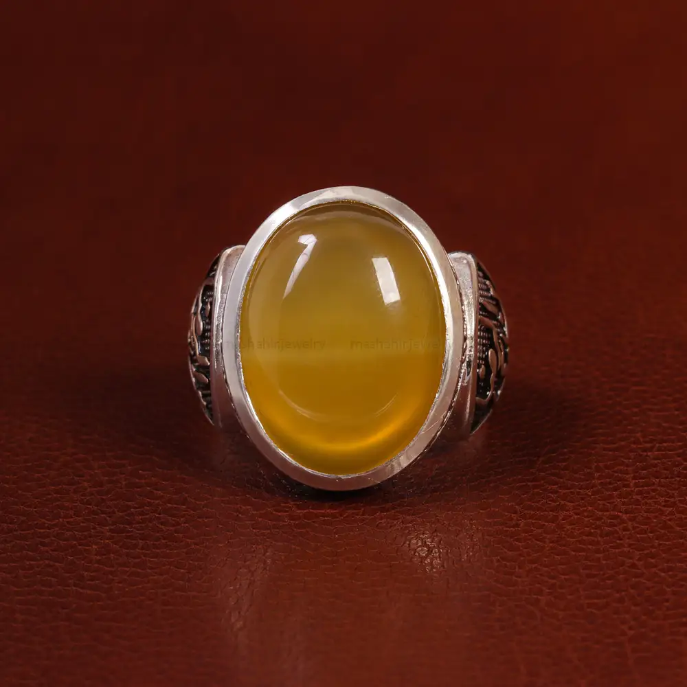 انگشتر شرف الشمس مردانه کد 23801