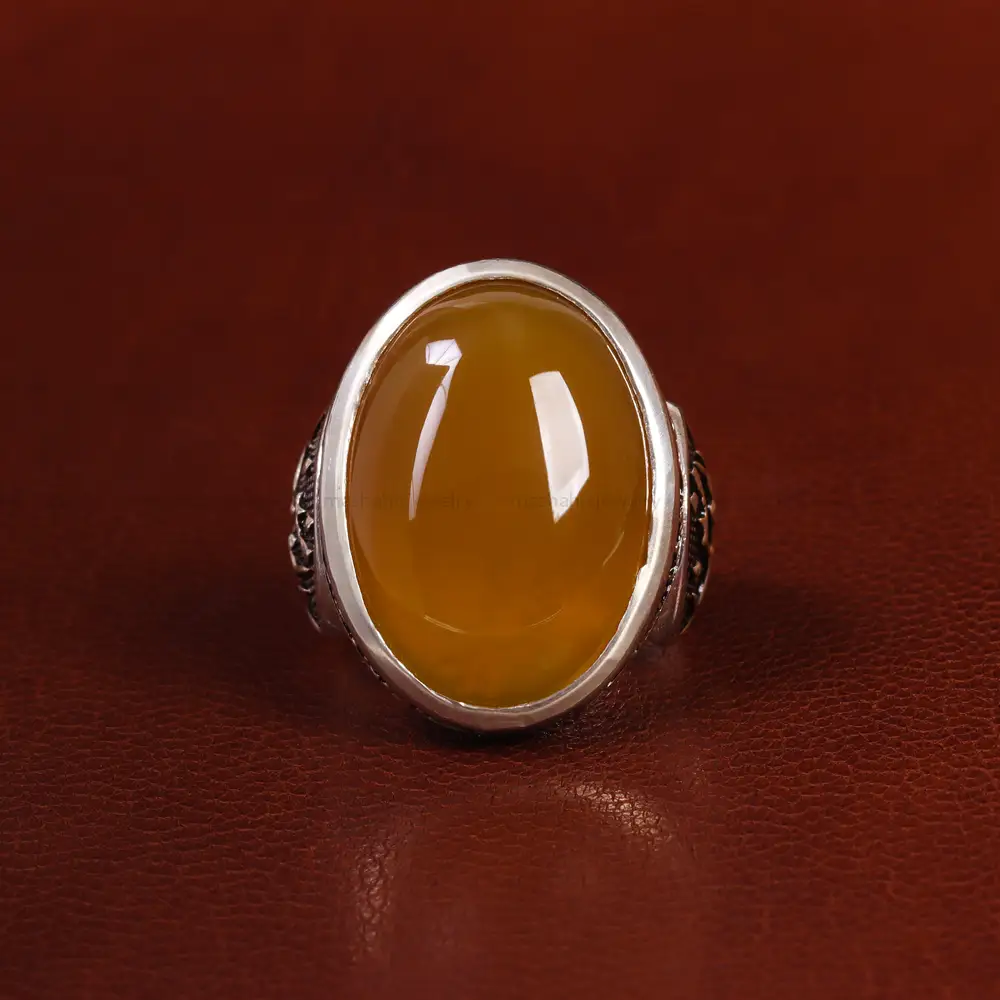 انگشتر شرف الشمس مردانه کد 23804