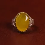 انگشتر شرف الشمس مردانه کد 23811