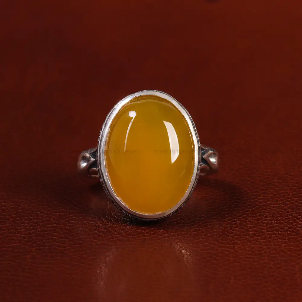 انگشتر شرف الشمس مردانه کد 23816